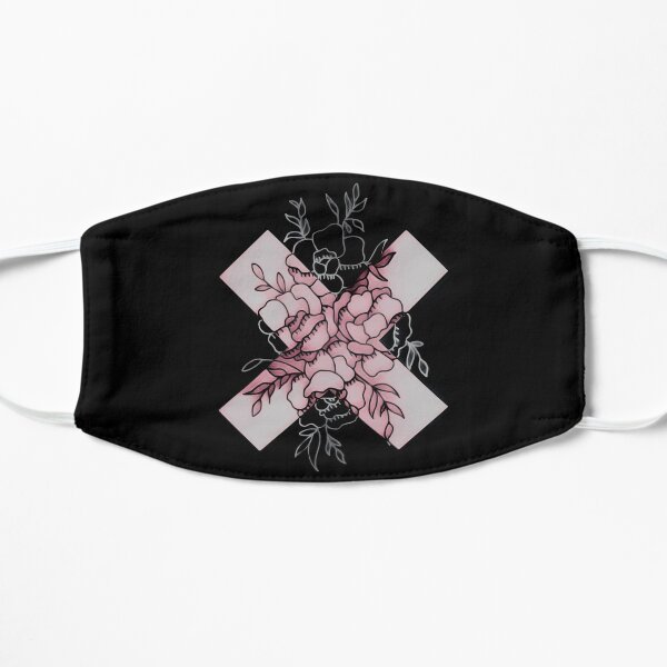 Edgy Roses Flat Mask