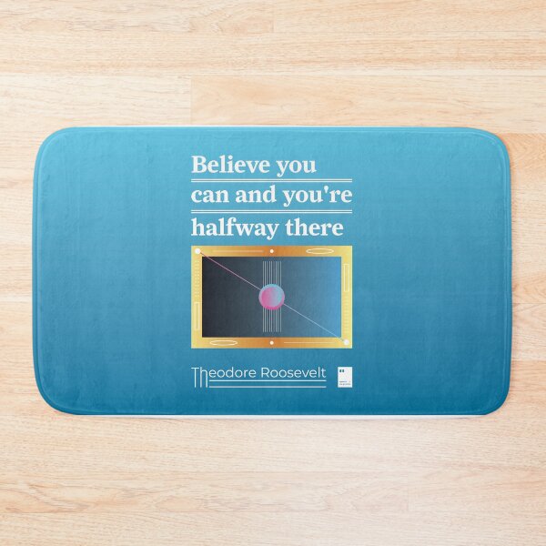 Item preview, Believe you can and you're halfway there designed and sold by quotesonposters.