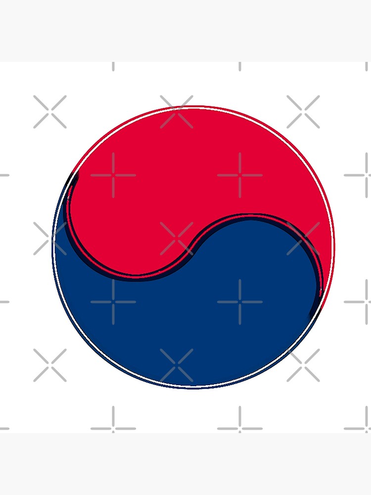 "Yin and Yang of Korean Flag Taegukgi" Poster for Sale by Havocgirl