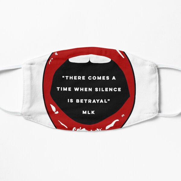 Silence Is Betrayal: Black Lives Matter (MLK) Mask