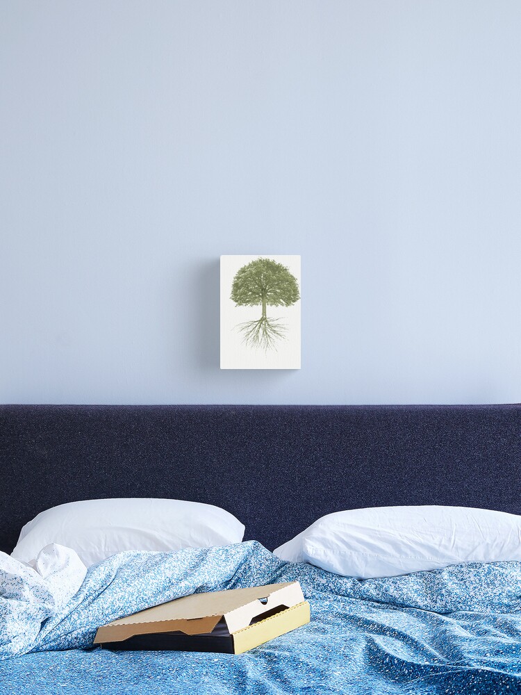 Thumbnail 1 of 3, Canvas Print, Tree With Roots designed and sold by avalonmedia.