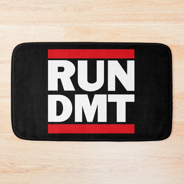 Item preview, RUN DMT logo,  black, white, red text design - black designed and sold by vintagegraphic.