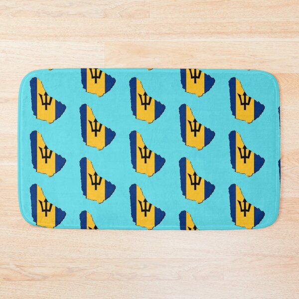 Item preview, Barbados Map With Barbadian Flag designed and sold by Havocgirl.