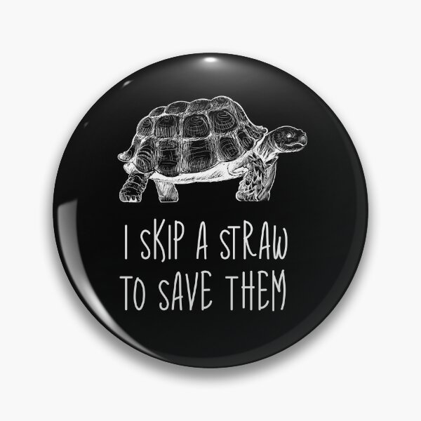 Item preview, I Skip A Straw To Save Them Sea Turtle Support Cute Turtle Pen Drawing designed and sold by FunnySunny T-Shirts.
