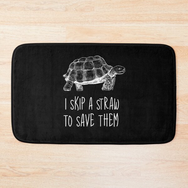Item preview, I Skip A Straw To Save Them Sea Turtle Support Cute Turtle Pen Drawing designed and sold by FunnySunny T-Shirts.