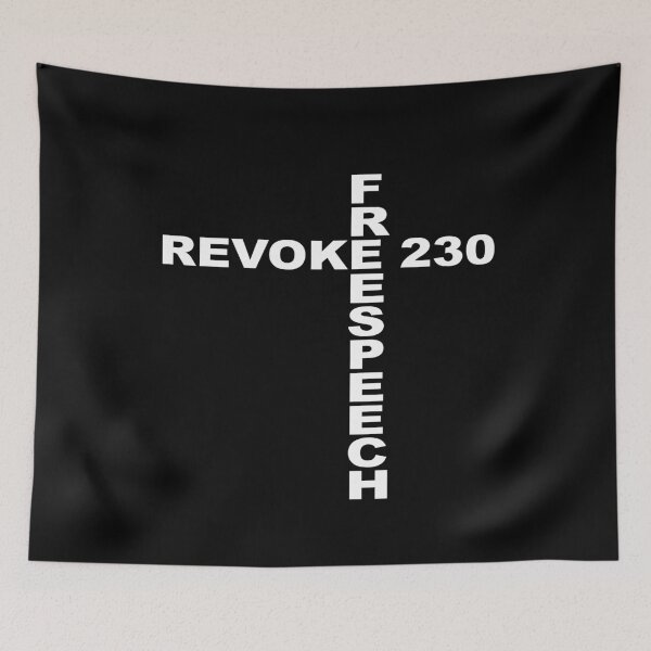 Item preview, Revoke 230 Trump 2020 Free Speech designed and sold by SugarMootz.
