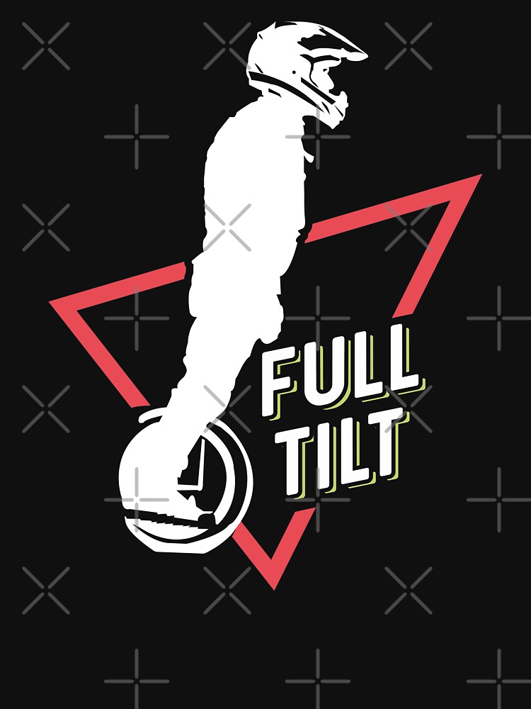 "EUCelectric unicycle Full Tilt" Tshirt for Sale by BlacktopSurfing