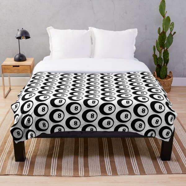 8 ball Throw Blanket