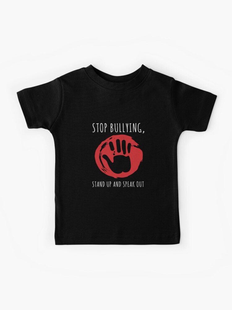 Stop Bullying Shirt Speak Up Antibullying Toddler and Youth Kids T-Shirt 2T  Pink : : Clothing, Shoes & Accessories