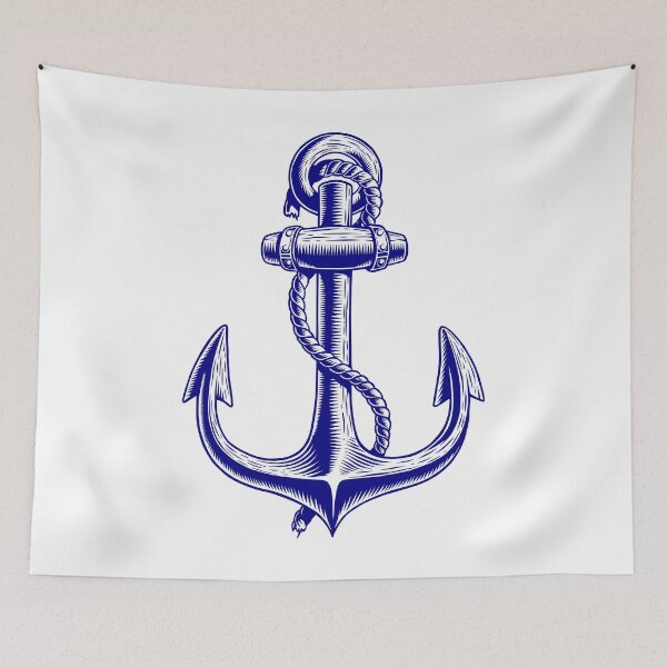 Item preview, Navy Blue Anchor designed and sold by mattpanta.