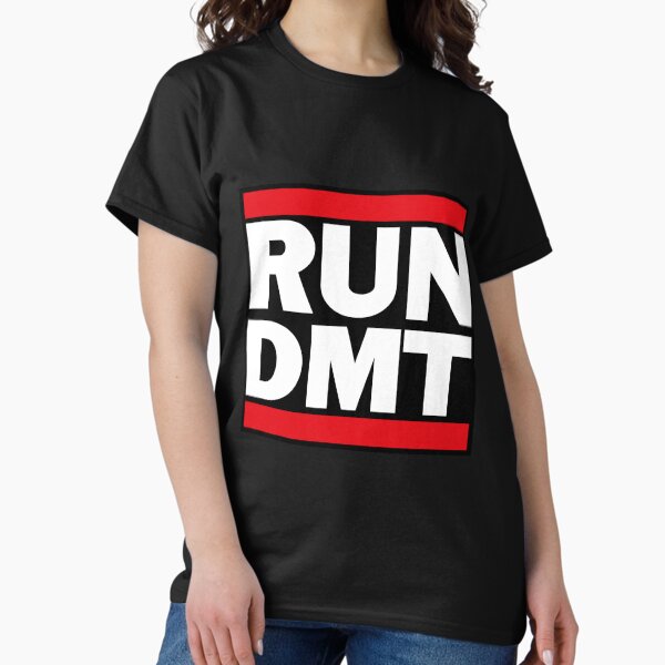 Item preview, RUN DMT logo,  black, white, red text design - black designed and sold by vintagegraphic.