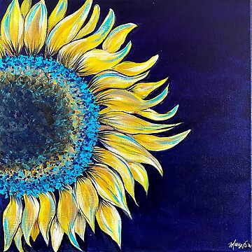 Artwork thumbnail, Sunflower on Canvas by marge080808