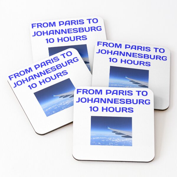 Item preview, T-shirt from Paris to Johannesburg 10 hours designed and sold by Axel20.