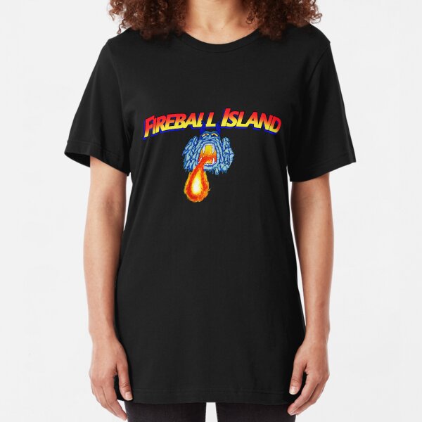 fireball island 80's board game Slim Fit T-Shirt