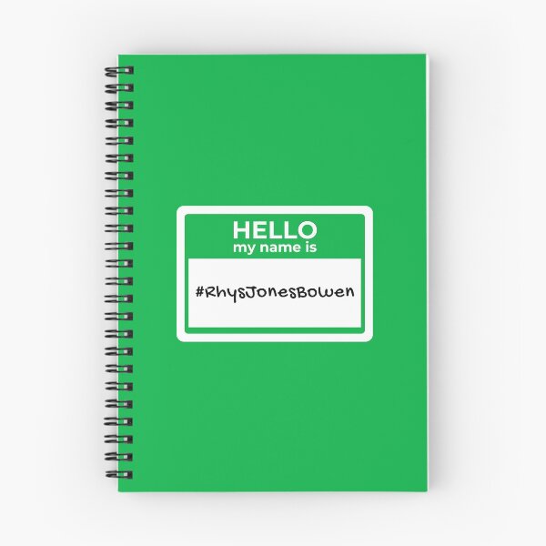 Item preview, Hello My Name Is (#RhysJonesBowen) designed and sold by Alexis Hall.