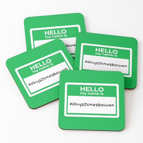 Item preview, Hello My Name Is (#RhysJonesBowen) designed and sold by Alexis Hall.