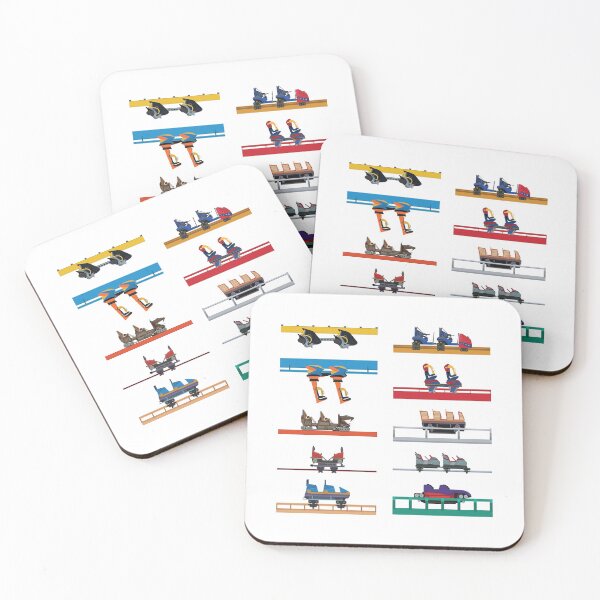Item preview, Six Flags Fiesta Texas Coaster Cars Design designed and sold by CoasterMerch.