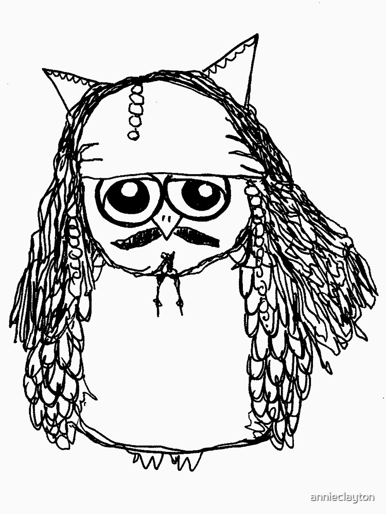 Captain Jack Sparrow Owl by annieclayton