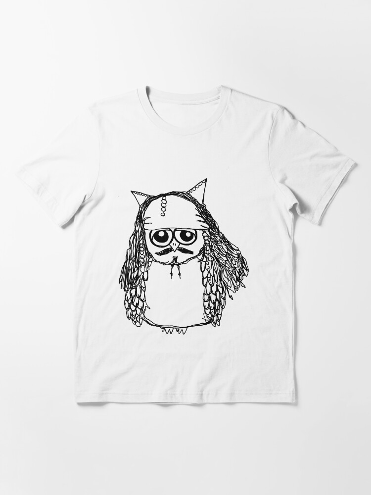 Alternate view of Captain Jack Sparrow Owl Essential T-Shirt