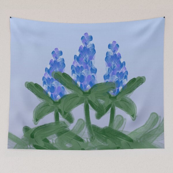 Item preview, Watercolor Blue Bonnet designed and sold by elledeegee.