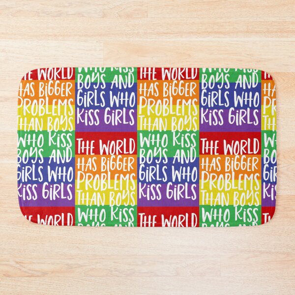 Item preview, World Has Bigger Problems Than Boys Who Kiss Boys Girls Who Kiss Girls designed and sold by Ricaso.