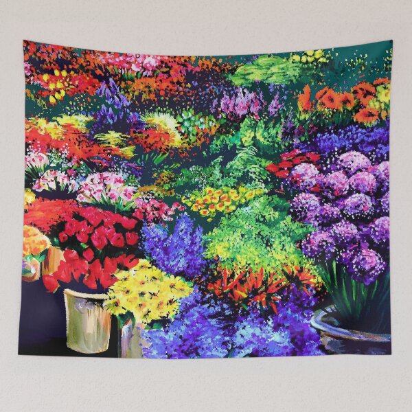 Item preview, Colorful Flower Market designed and sold by Elyssa Breanna.