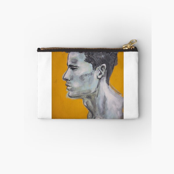Item preview, Figurative portrait on yellow designed and sold by sharpfox.