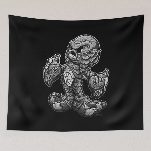 Item preview, Creachy Creach Mascot (Black & White) designed and sold by indiespiv90.