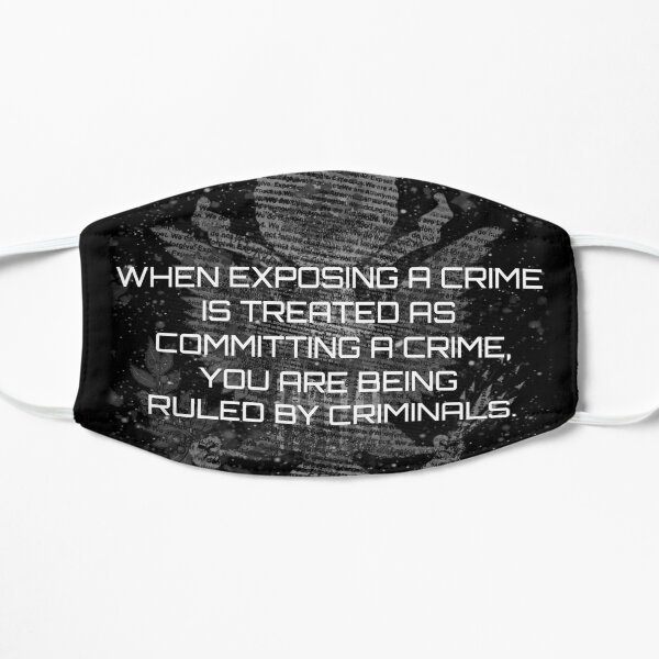 When Exposing a Crime... Flat Mask
