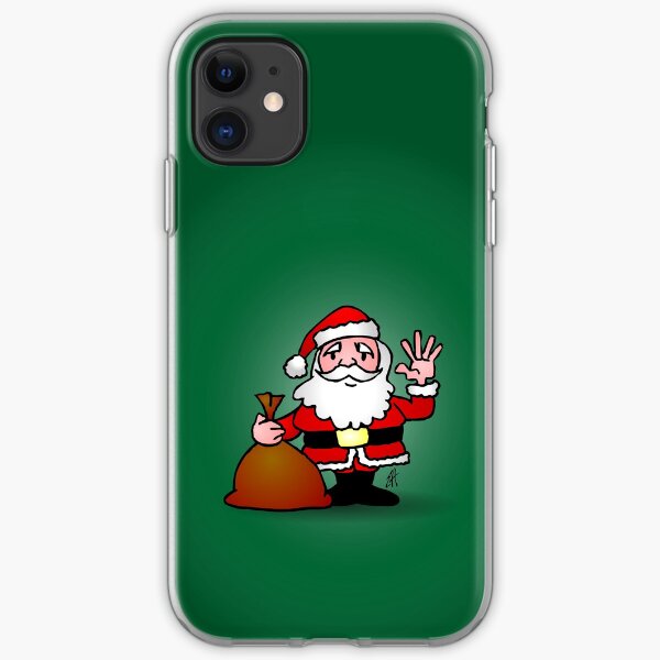 Santa Claus waving iPhone Soft Case