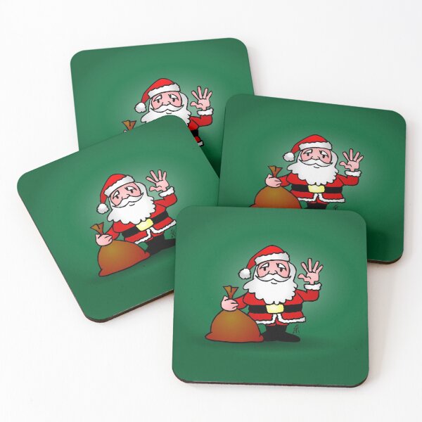 Item preview, Santa Claus waving designed and sold by cardvibes.