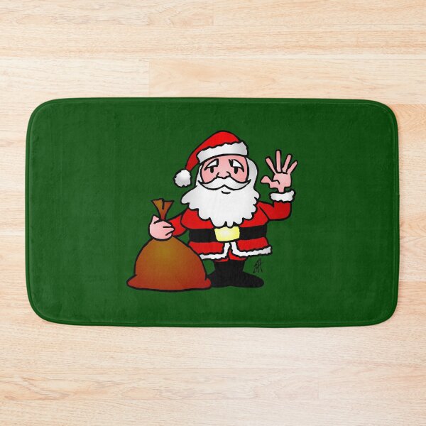 Item preview, Santa Claus waving designed and sold by cardvibes.