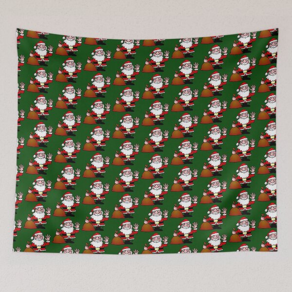 Item preview, Santa Claus waving designed and sold by cardvibes.