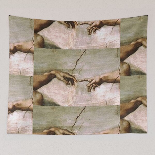 Item preview, The creation of adam michelangelo designed and sold by Calliope ❤️.