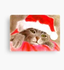Waiting for Santa Canvas Print