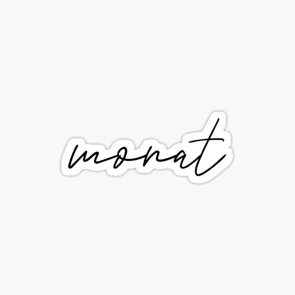 monat Sticker