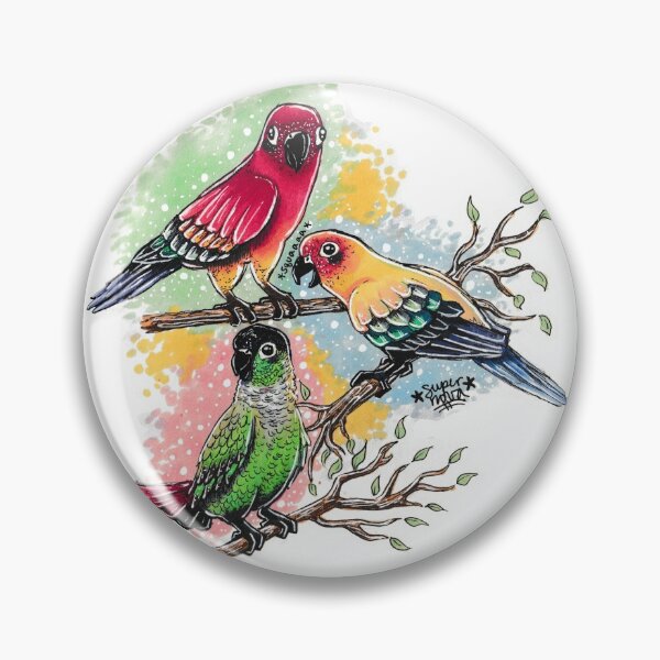 Item preview, Rainbow Conures designed and sold by SupernovaSktchs.