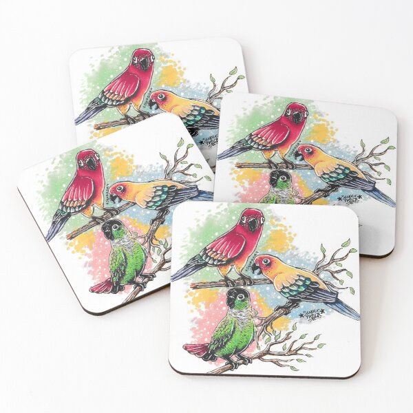 Item preview, Rainbow Conures designed and sold by SupernovaSktchs.