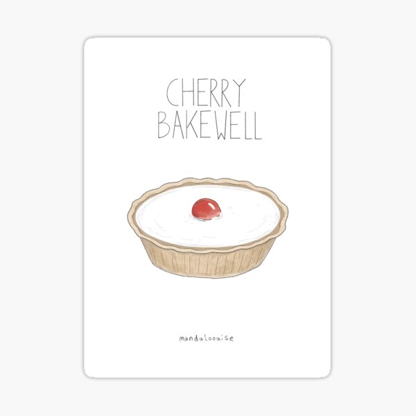 Cherry Bakewell Sticker