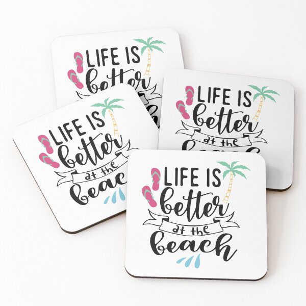 Item preview, Life Is Better At The Beach designed and sold by LADYGOODMOOD.