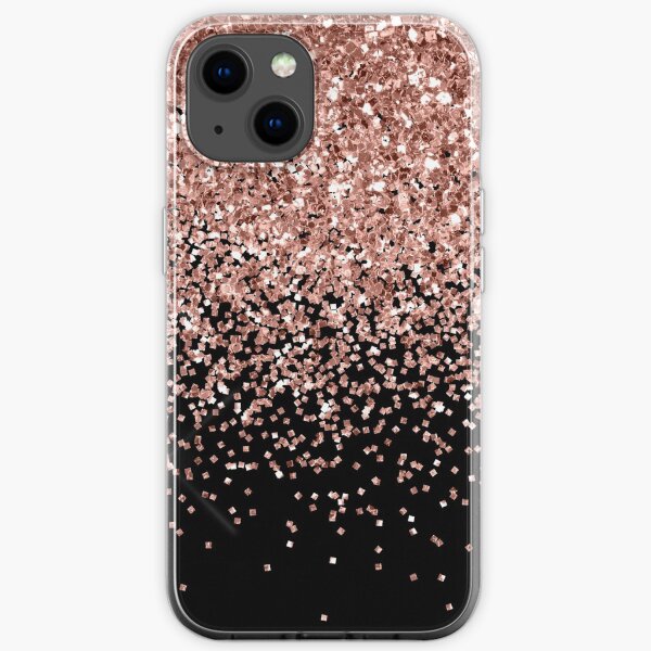Rose Gold Glitter iPhone Soft Case