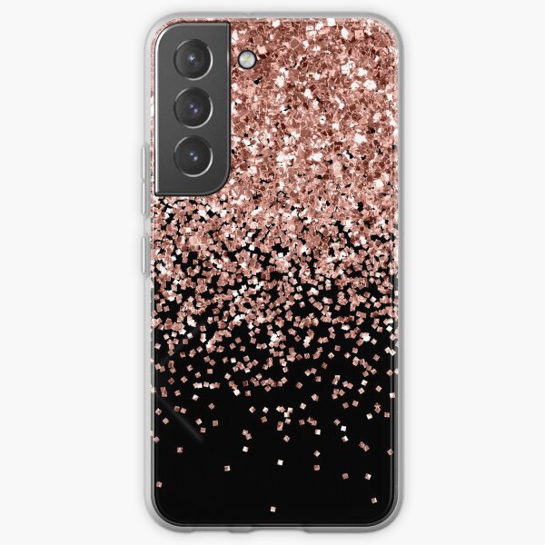 Rose Gold Glitter Samsung Galaxy Soft Case