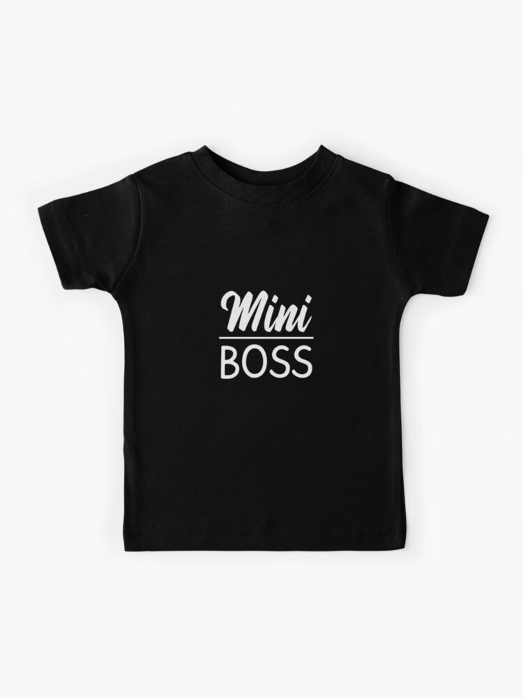 mini boss toddler shirt