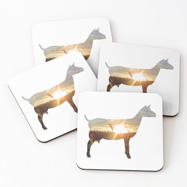 Item preview, Sunset Goat Silhouette designed and sold by ARowanHomestead.
