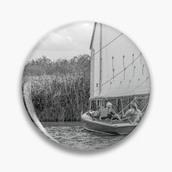 Item preview, A couple sailing in the Norfolk Broads national park designed and sold by yackers1.