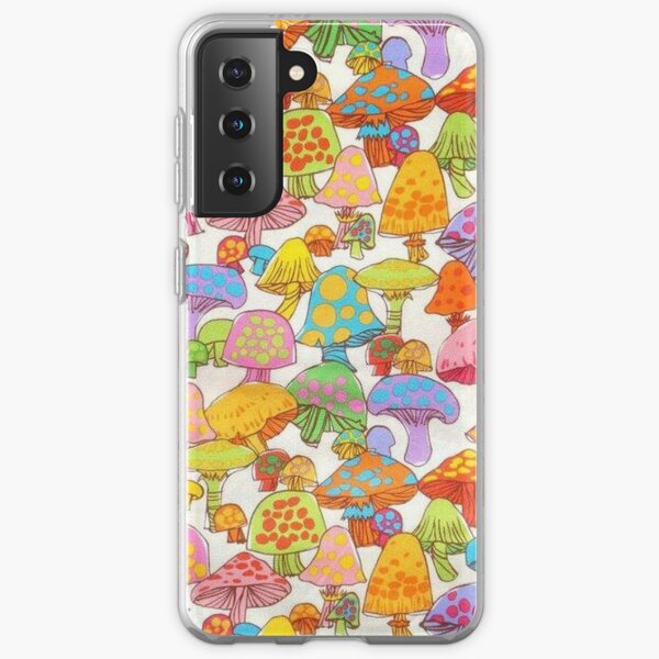 y2k rainbow mushroom Samsung Galaxy Soft Case