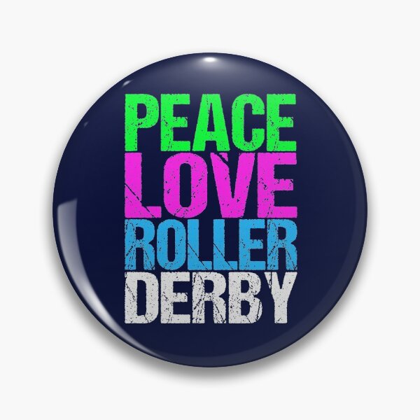 Artikelvorschau, Peace Love Roller Derby entworfen und verkauft von Epic Love Designs.