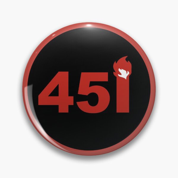 Item preview, Fahrenheit 451 designed and sold by AndrewCotten.