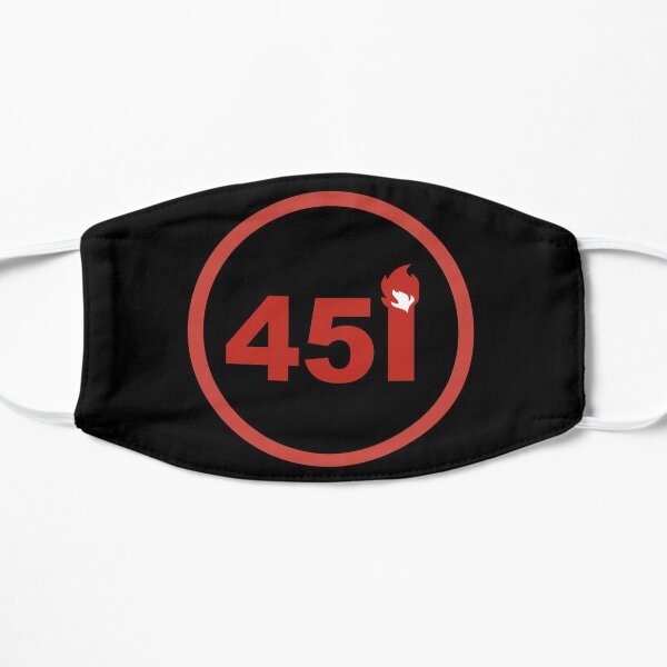 Fahrenheit 451 Flat Mask