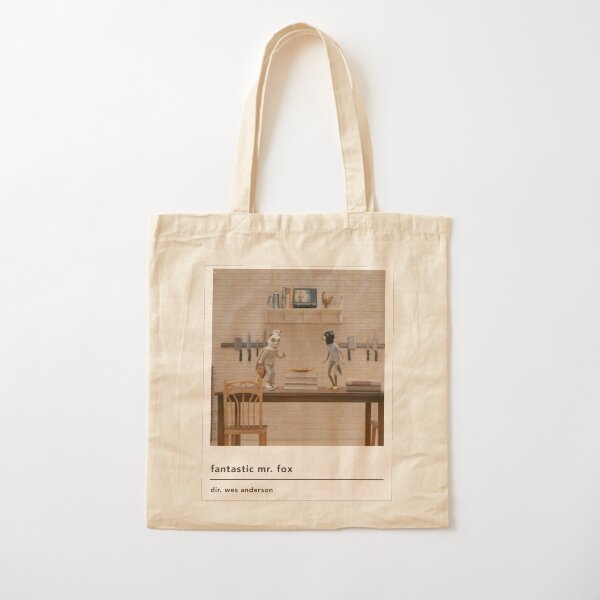 minimalist fantastic mr fox movie poster Cotton Tote Bag